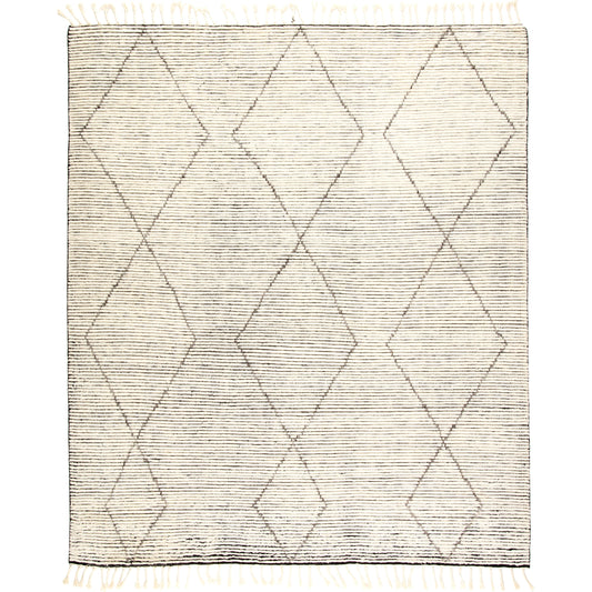 Alpine ALP03 Rug by Jaipur Living in cream, black. Made from 100% wool in a unique style.