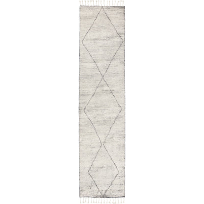 Alpine ALP03 Rug by Jaipur Living in cream, black. Made from 100% wool in a unique style.