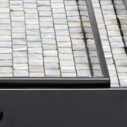 Alessandra - 16762 (Set of 2) by Livabliss in white, butter, beige, camel and lacquered. Made from 100% mdf in a modern style.