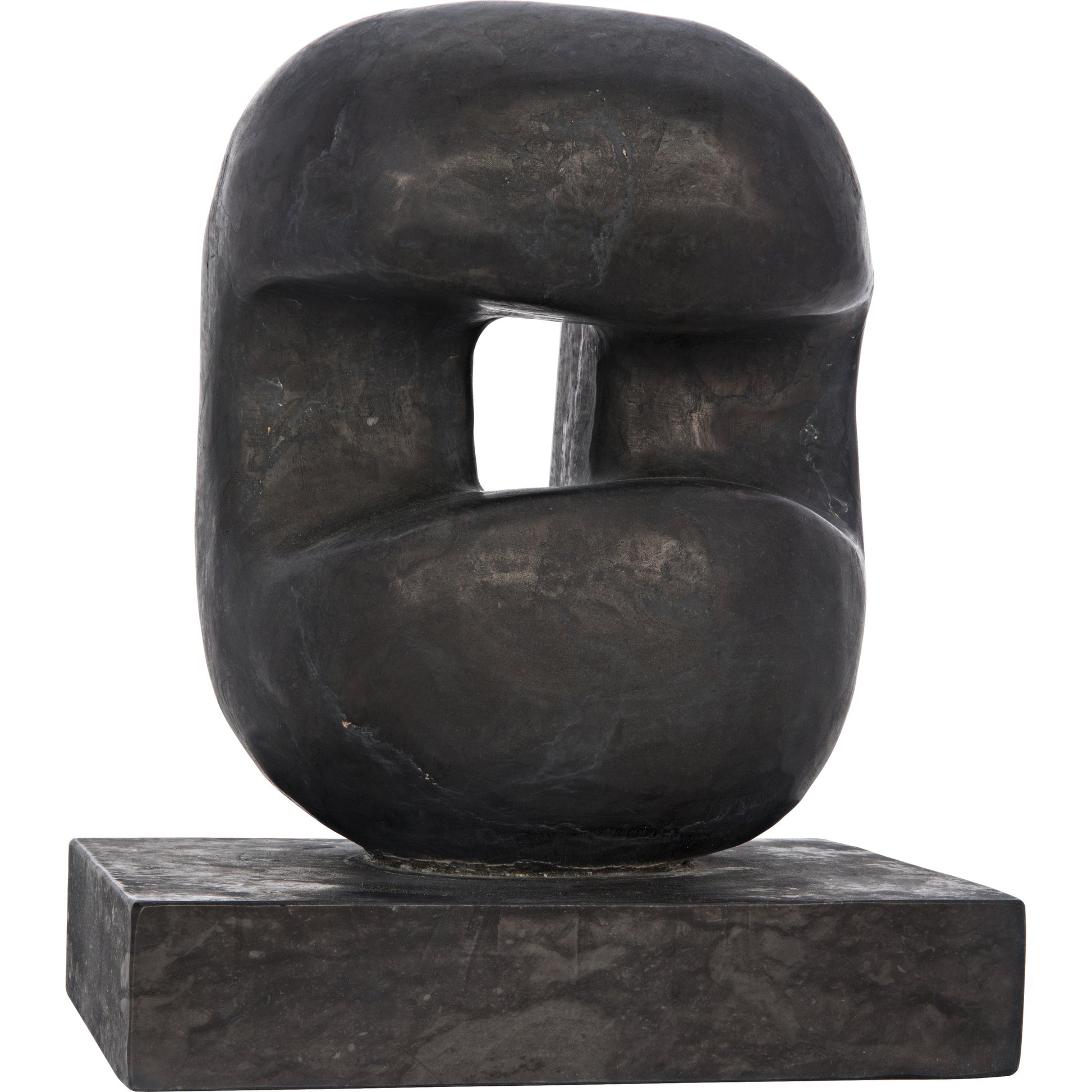 Juno Sculpture by Noir in black marble. Made from marble in a modern style.