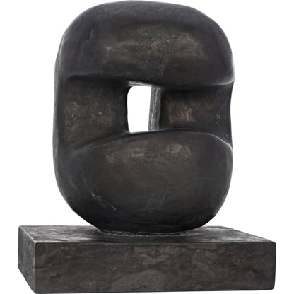 Juno Sculpture by Noir in black marble. Made from marble in a modern style.