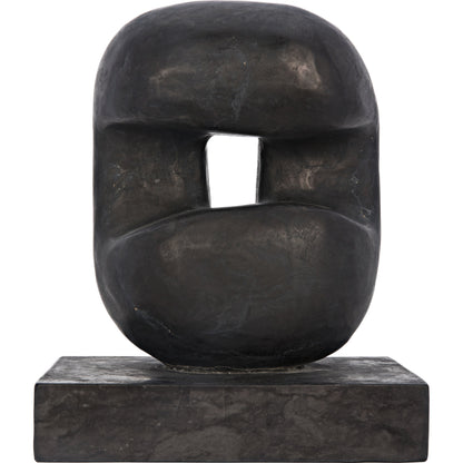 Juno Sculpture by Noir in black marble. Made from marble in a modern style.