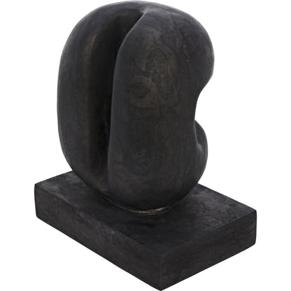 Juno Sculpture by Noir in black marble. Made from marble in a modern style.