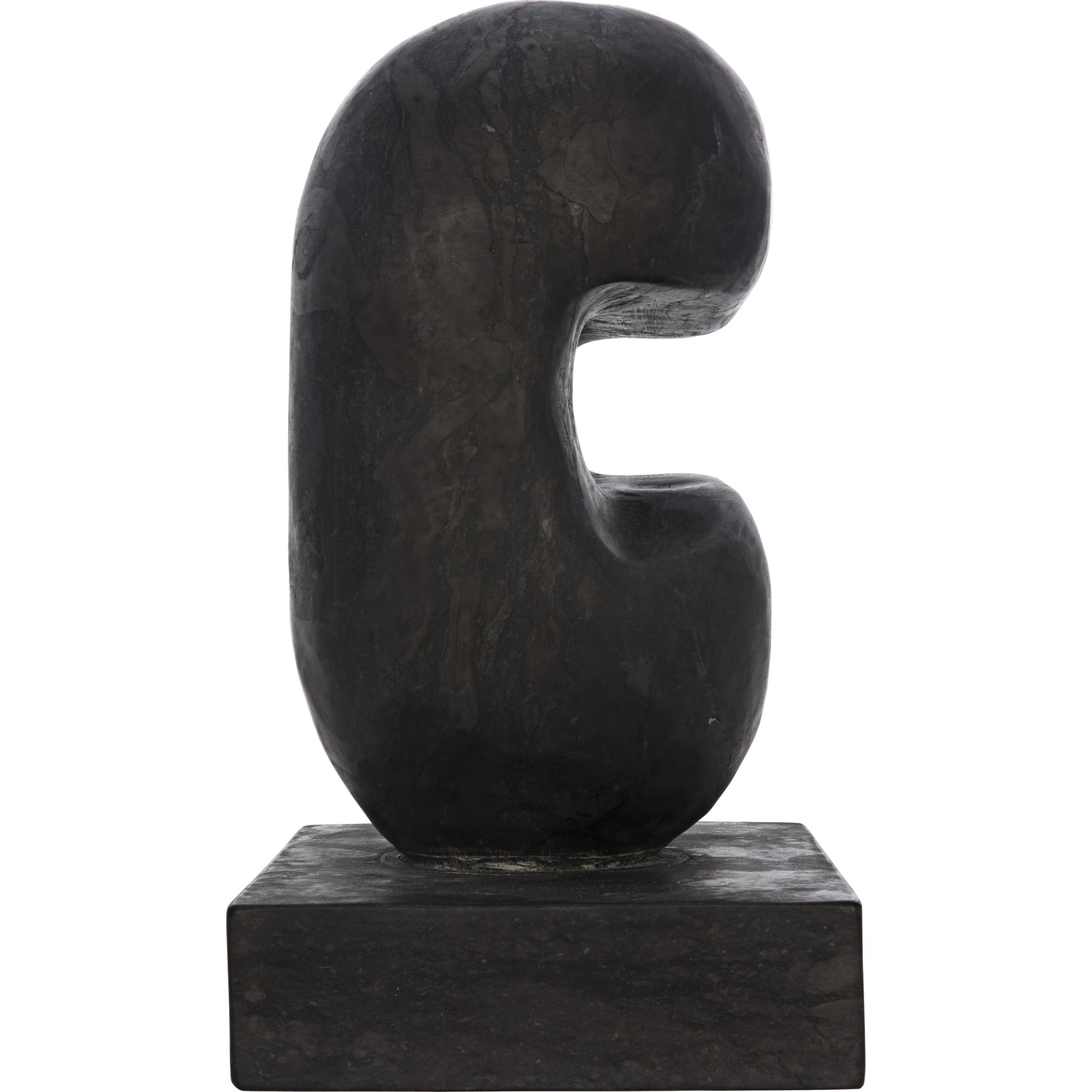 Juno Sculpture by Noir in black marble. Made from marble in a modern style.