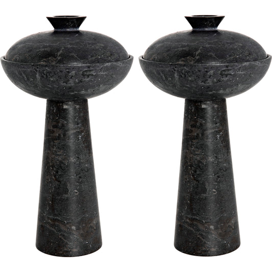 Guy by Noir in black marble. Made from marble in a modern style.