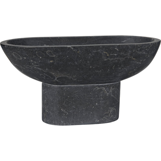 Steve Tray by Noir in black marble. Made from marble in a eclectic & global style.