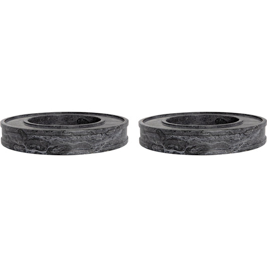 Kafka Tray by Noir in black marble. Made from marble in a modern style.