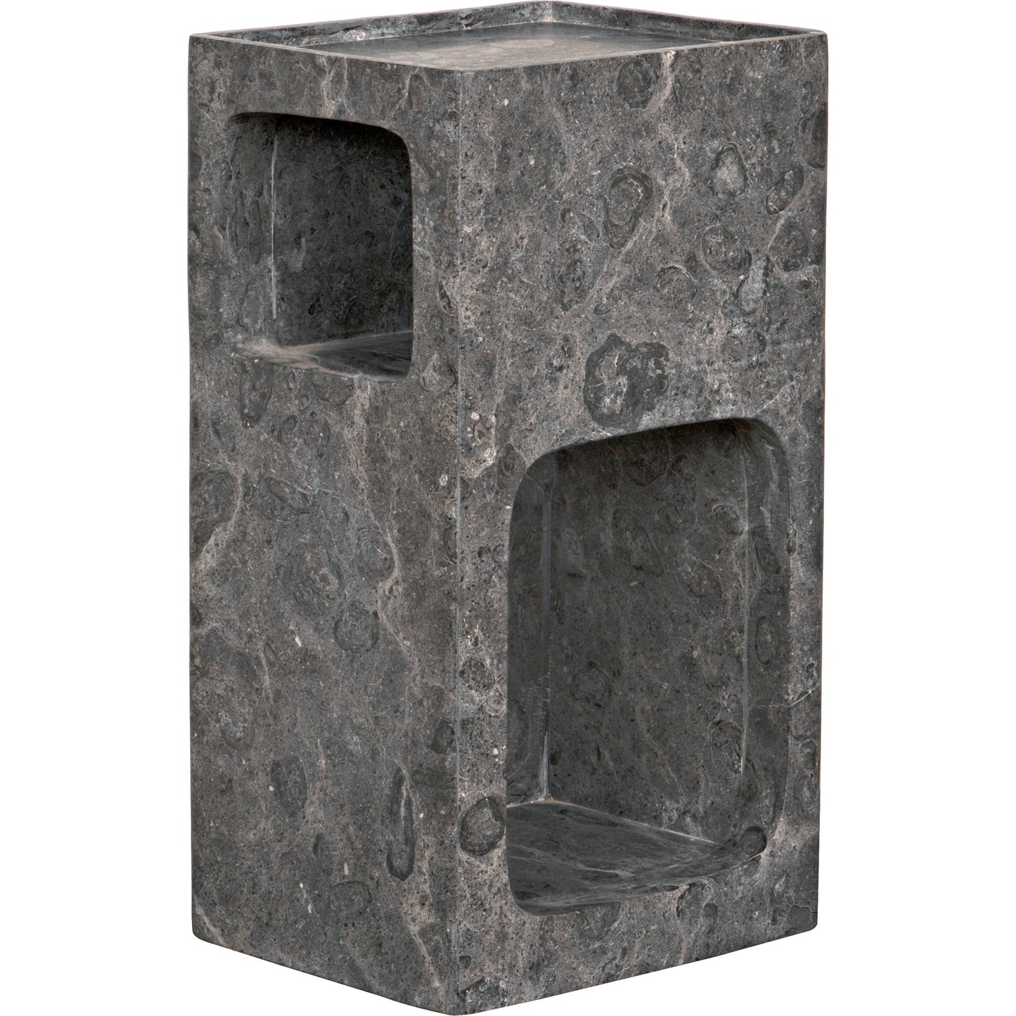 001 SI-1975491 | Primary Silo | Murakami Side Table by Noir in black marble. Made from marble in a modern style.