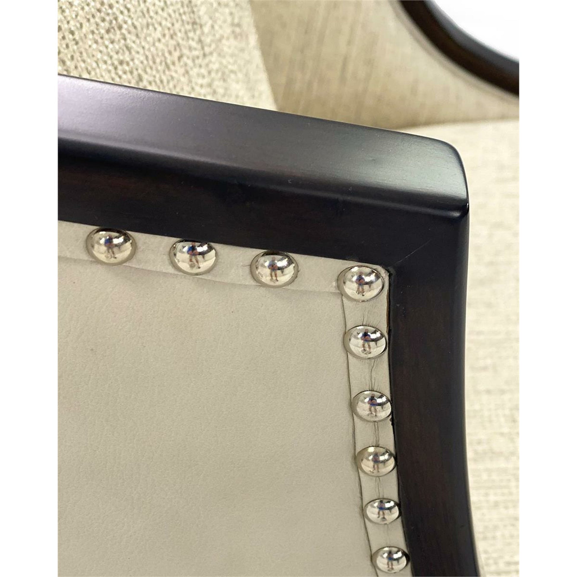 Ticinese Swivel Lounge Chair by John-Richard in gray, nickel. Made from leather, nickel, wood in a transitional style.