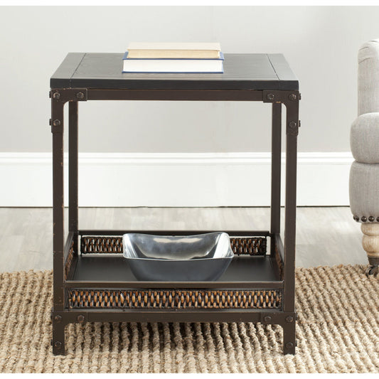 Childress End Table by HedgeApple Essentials in brown. Made from unique in a modern style.