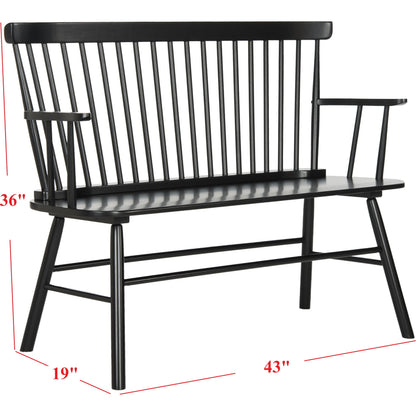 Clifton Loveseat by HedgeApple Essentials. Made from rubberwood in a modern style.