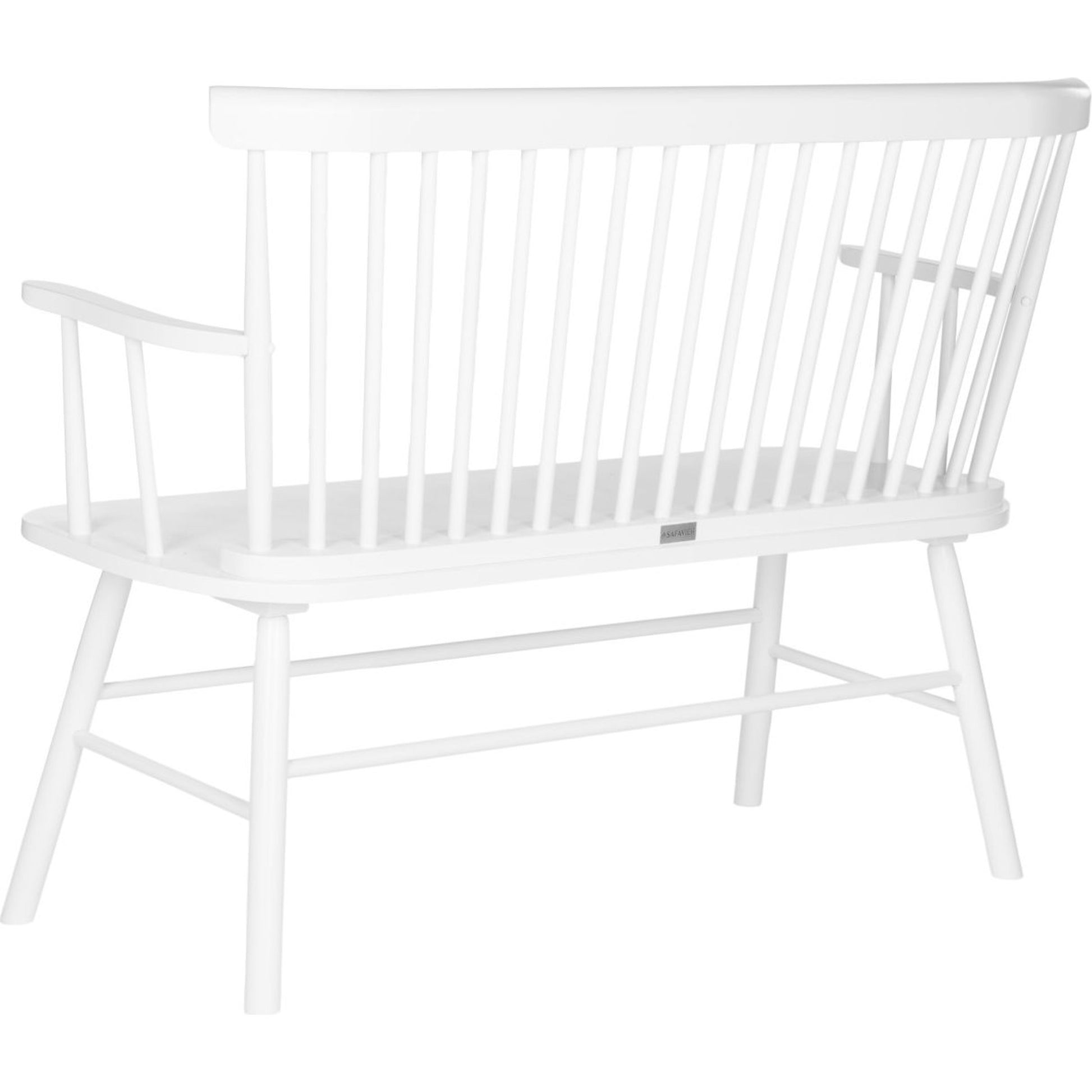 Clifton Loveseat by HedgeApple Essentials. Made from rubberwood in a modern style.