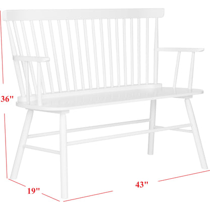 Clifton Loveseat by HedgeApple Essentials. Made from rubberwood in a modern style.