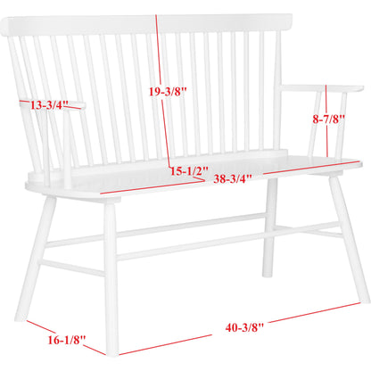 Clifton Loveseat by HedgeApple Essentials. Made from rubberwood in a modern style.