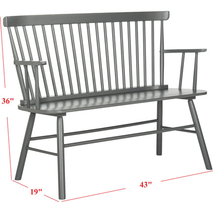 Clifton Loveseat by HedgeApple Essentials. Made from rubberwood in a modern style.