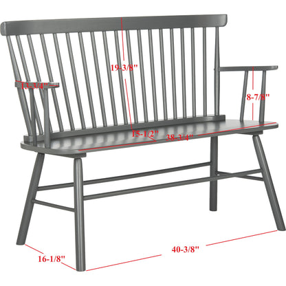 Clifton Loveseat by HedgeApple Essentials. Made from rubberwood in a modern style.