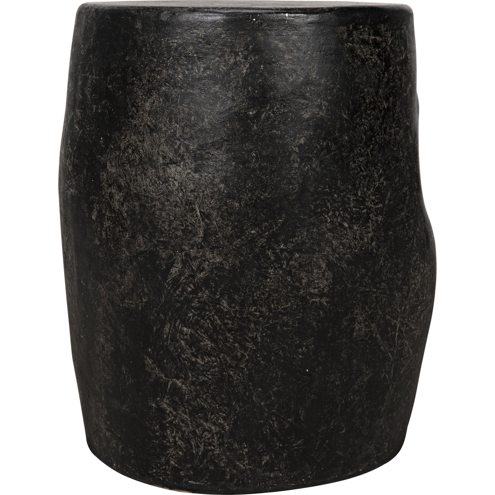 Head Side Table by Noir in black. Made from fiber cement in a eclectic & global style.