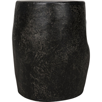 Head Side Table by Noir in black. Made from fiber cement in a eclectic & global style.
