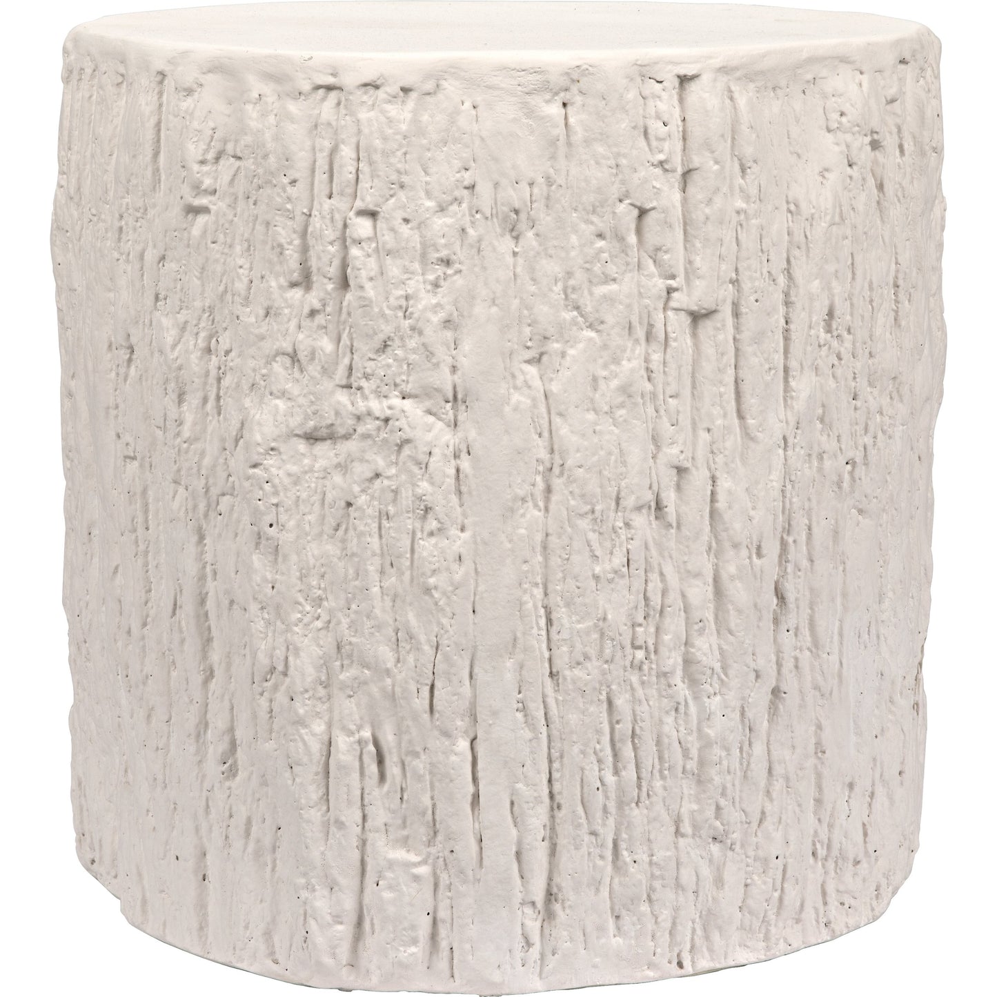 001 SR-834099 | Primary Silo | Trunk Side Table by Noir in white. Made from fiber cement in a eclectic & global style.