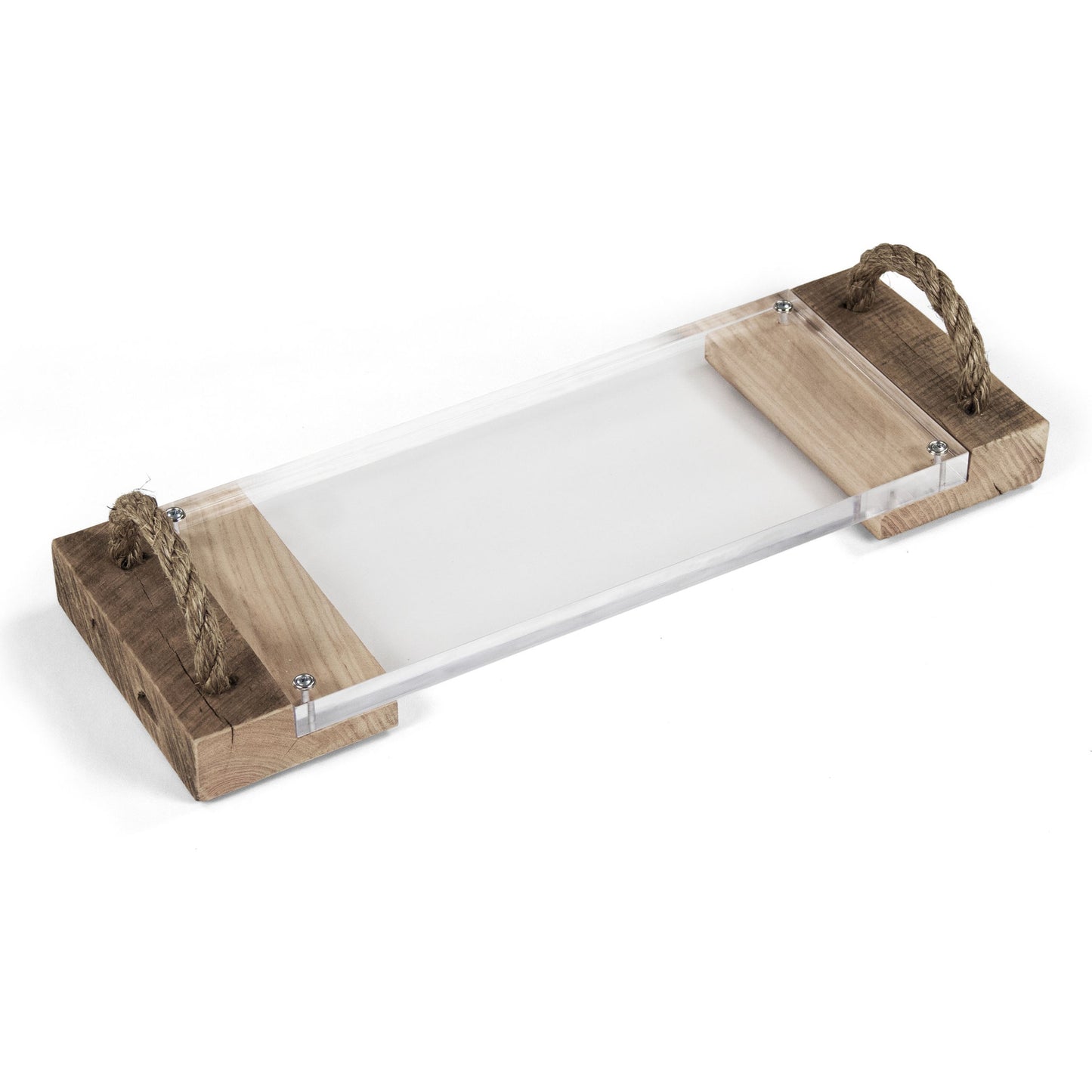 001 S-337773 | Primary Silo | Matthew Acrylic Serving Board by Zentique in natural and acrylic, wood. Made from acrylic, wood in a rustic style.