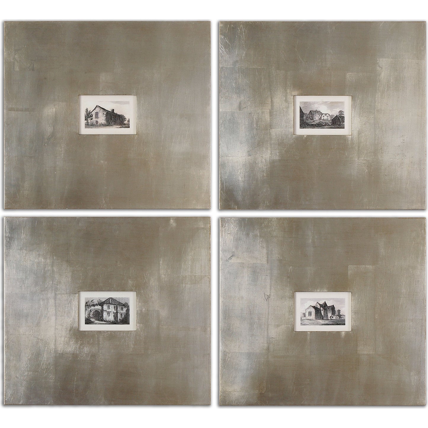 001 S-254097 | Primary Silo | Historical Buildings Framed Art (Set of 4) by Uttermost in multi. Made from mdf in a modern style.