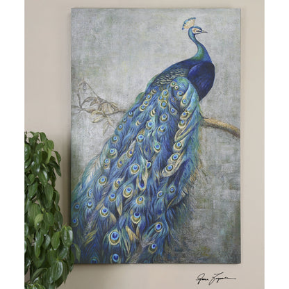 Proud Papa Hand Painted Art by Uttermost in multi. Made from wood in a traditional style.