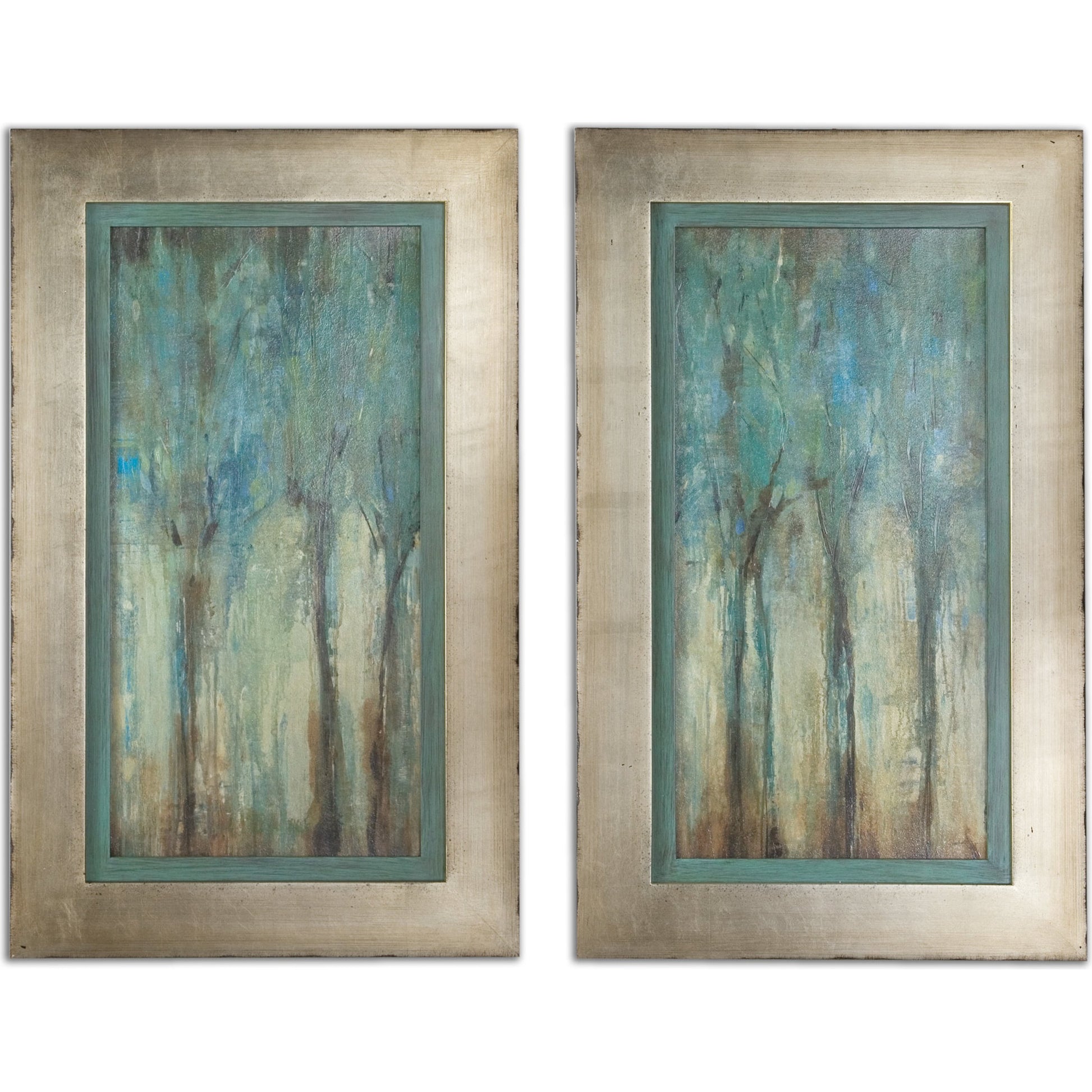 Whispering Wind Framed Art (Set of 2) by Uttermost in multi. Made from wood, mdf, paper in a modern style.