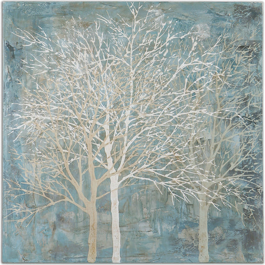 Muted Silhouette Canvas Art by Uttermost in multi. Made from wood, acrylic, canvas in a modern style.