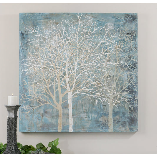 Muted Silhouette Canvas Art by Uttermost in multi. Made from wood, acrylic, canvas in a modern style.