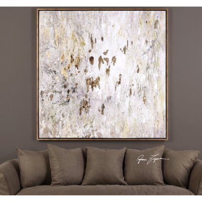 Golden Raindrops by Uttermost in multi. Made from firwood, fiber canvas, pu leather in a modern style.