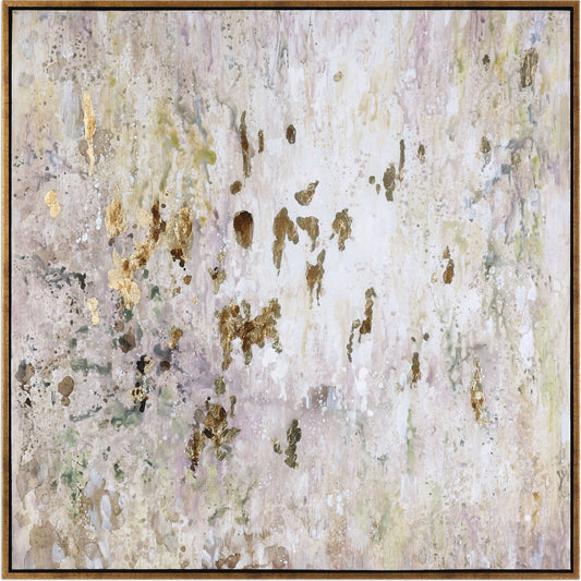 Golden Raindrops by Uttermost in multi. Made from firwood, fiber canvas, pu leather in a modern style.