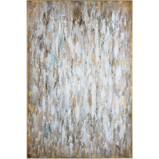 Bright Morning Abstract Art by Uttermost in multi. Made from firwood, fiber canvas in a modern style.