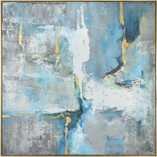 Meditation Modern Art by Uttermost in multi. Made from pine, canvas, acrylic in a modern style.