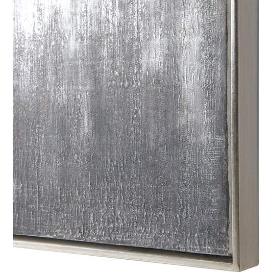 Gray Showers by Uttermost in multi. Made from canvas, pine wood, acrylic in a modern style.