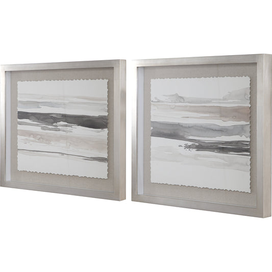 Neutral Landscape Framed Prints by Uttermost in multi. Made from glass, acrylic, paper, canvas, mdf in a coastal style.
