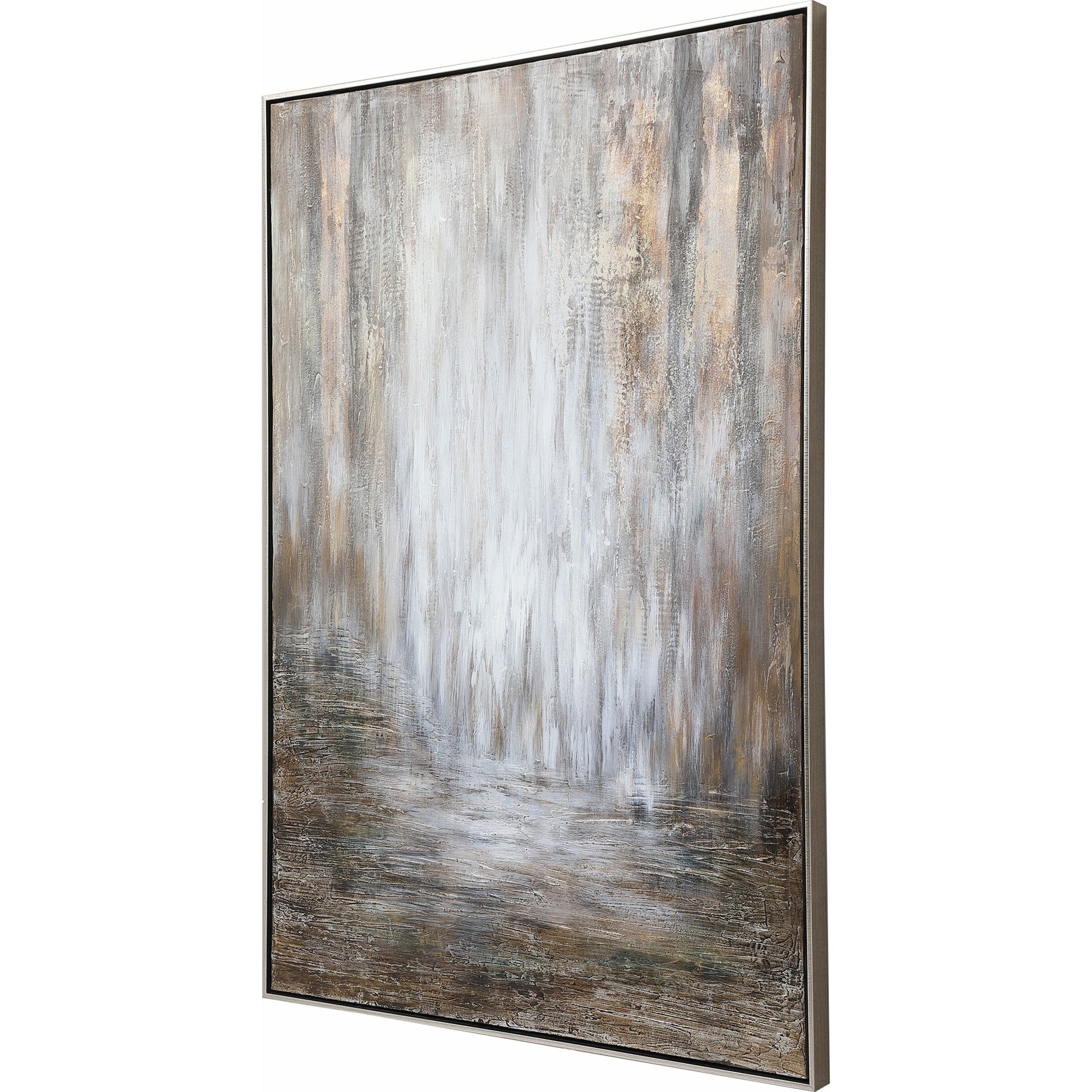Desert Rain Hand Painted Abstract Art by Uttermost in multi. Made from fir wood, pu frame, canvas in a modern style.
