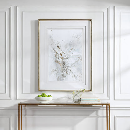 Pathos Framed Abstract Print by Uttermost in multi. Made from pine, glass, mdf, paper in a transitional style.