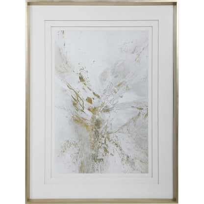 Pathos Framed Abstract Print by Uttermost in multi. Made from pine, glass, mdf, paper in a transitional style.