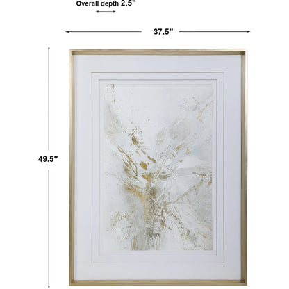 Pathos Framed Abstract Print by Uttermost in multi. Made from pine, glass, mdf, paper in a transitional style.