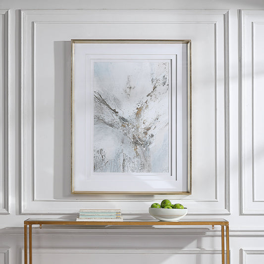 Ethos Framed Abstract Print by Uttermost in multi. Made from pine, glass, mdf, paper in a transitional style.