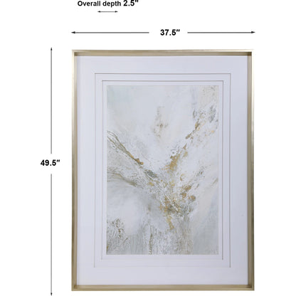 Ethos Framed Abstract Print by Uttermost in multi. Made from pine, glass, mdf, paper in a transitional style.
