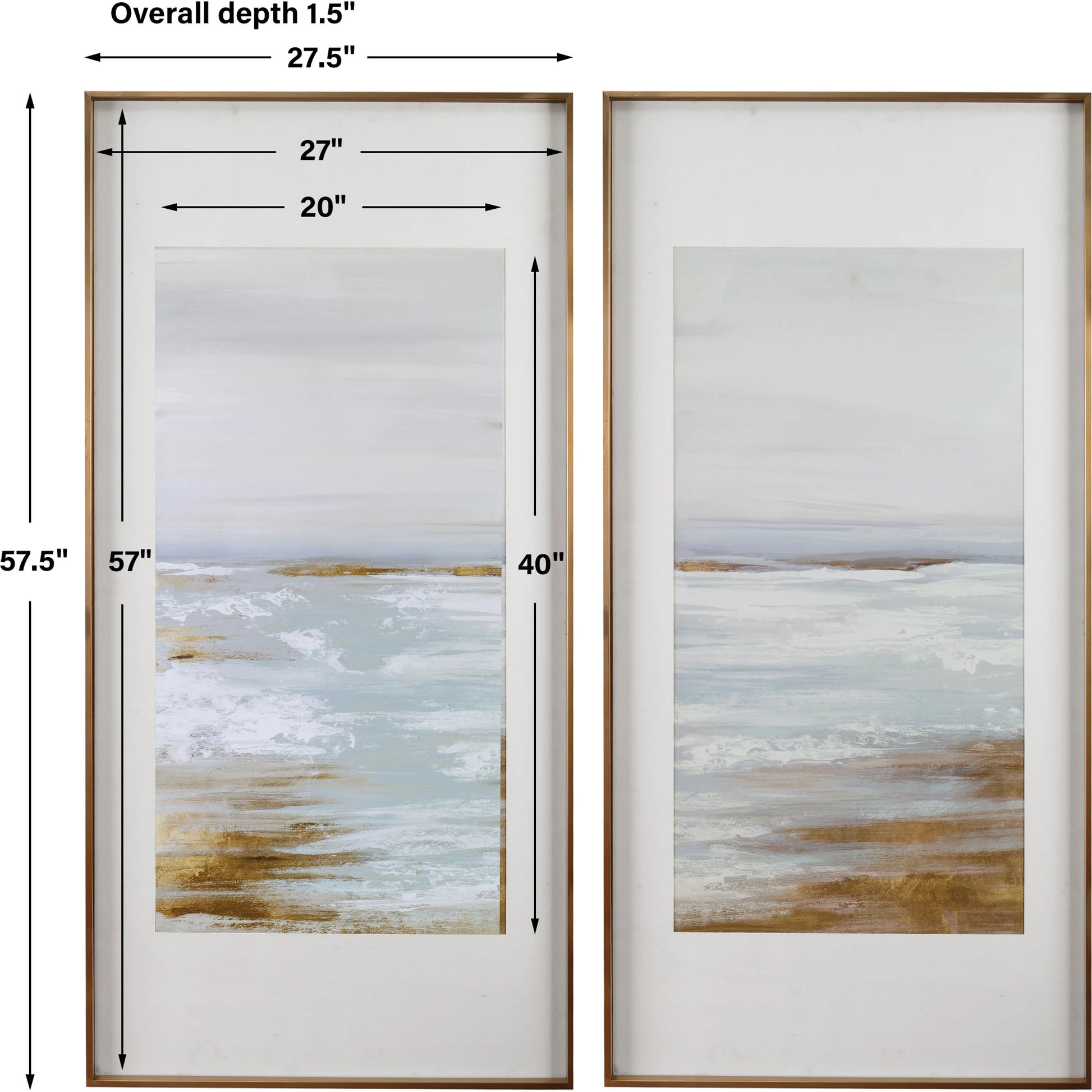 Coastline by Uttermost in multi. Made from stainless steel, mdf, glass, paper in a coastal style.