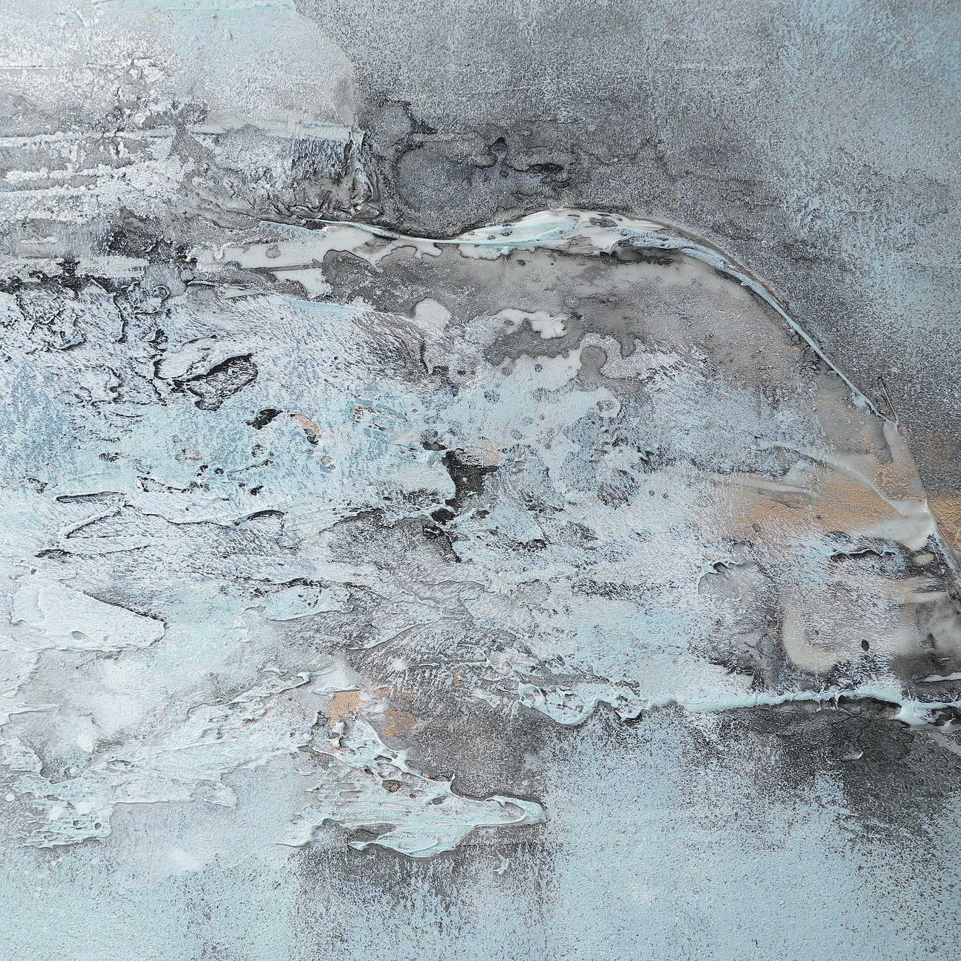 Ocean Swell Painted Art by Uttermost in multi. Made from iron, pine, mdf, glass, acrylic in a coastal style.