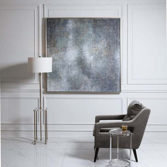 Evening Sky Hand Painted Art by Uttermost in multi. Made from canvas, pine wood, ps moulding in a modern style.