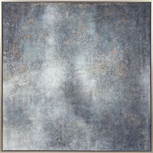 Evening Sky Hand Painted Art by Uttermost in multi. Made from canvas, pine wood, ps moulding in a modern style.