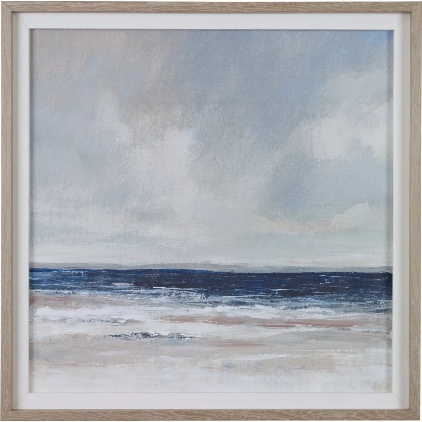 001 SI-1981461 | Primary Silo | Distant Land Framed Print by Uttermost in multi. Made from pine, mdf, veneer, linen in a coastal style.