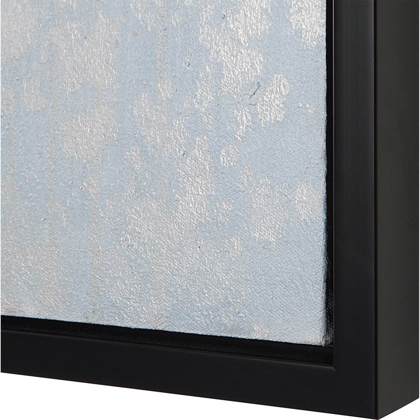 007 SI-1981476 | Closeup | Mountain Mist Hand Painted Canvas by Uttermost in multi and satin black. Made from canvas, pine wood, acrylic, mdf in a modern style.
