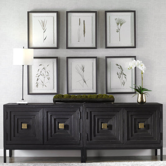 Forest Finds Framed Prints by Uttermost in multi and dark espresso. Made from plastic, glass, paper in a modern style.
