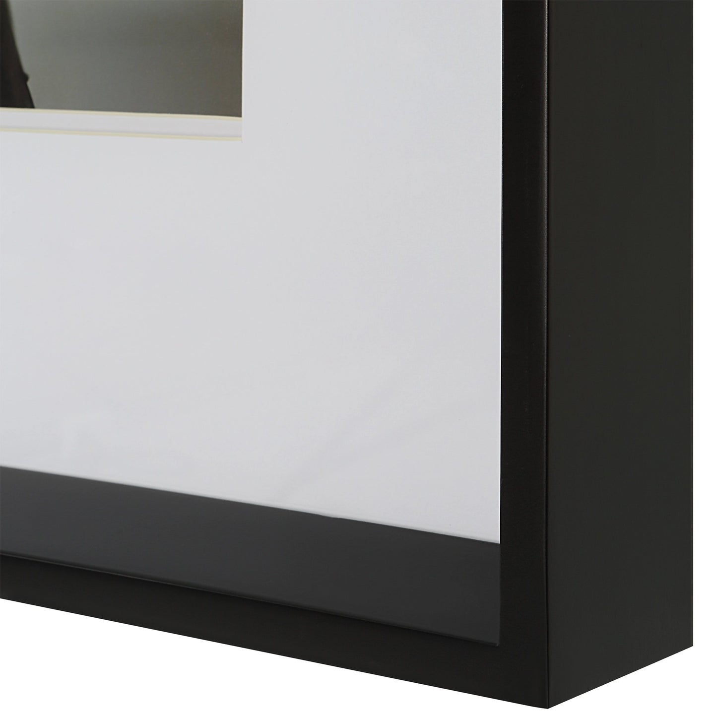 003 SI-1981478 | Closeup | Eyes on the Prize Framed Print by Uttermost in multi and satin black. Made from pinewood, glass, mdf, paper in a modern style.