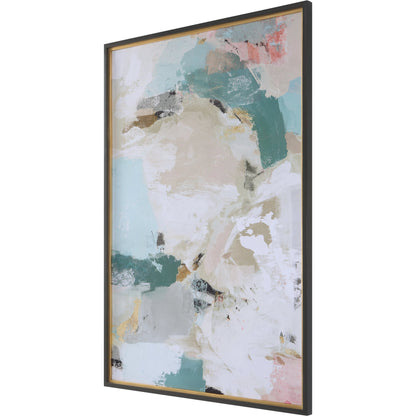 Perfect Storm Framed Print by Uttermost in multi and espresso, gold leaf. Made from pine, mdf, paper in a modern style.